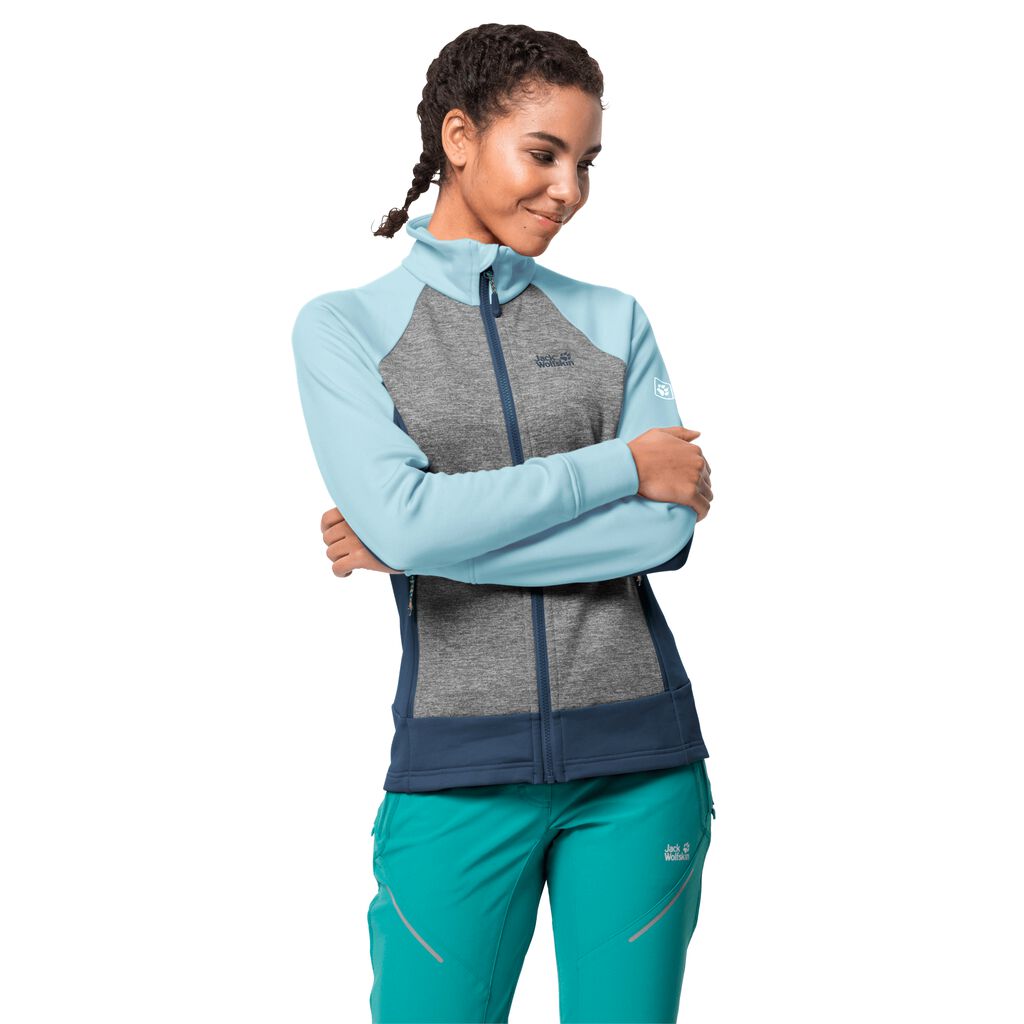 Jack Wolfskin SKY PEAK Vestes Femme Bleu - VRILDQB-85